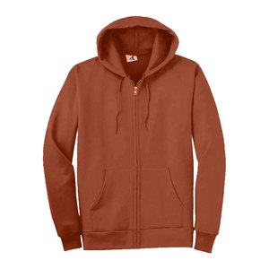 Unisex Hooded Sweatshirt 100% Cotton Fleece Knitted Regular Fit Front Pocket Breathable 370g Puff Printed Anti-Wrinkle Casual - Product Image 1