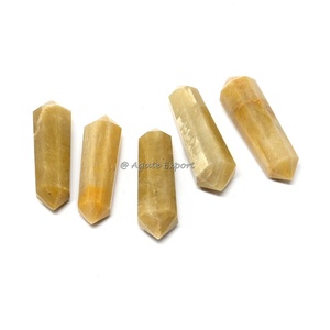 Torre de puntos de obelisco de doble terminación de cristal de doble punta de lepidolita natural al por mayor para fengshui - Product Image 2