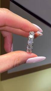 Emerald Cut Colorless Lab Grown <b>Diamond</b> <b>Ring</b> for Women | Luxury Gold 18K Wedding & Anniversary Jewelry - Product Image 3