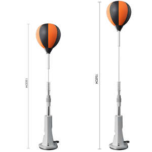 Ballon de boxe en caoutchouc double extrémité de haute qualité pour l'entraînement de réflexe, sac de frappe portable et lourd pour améliorer la vitesse et la précision - Product Image 4