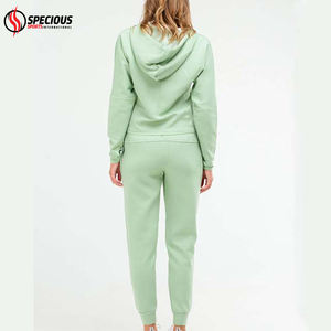 Survêtements en molleton à capuche pour femmes, imprimés sur mesure, de haute qualité, décontractés, pour l'hiver, respirants, à séchage rapide, 100% coton, pour le jogging - Product Image 4