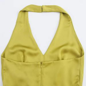 Mono vaquero sin tirantes de algodón 100% de alta calidad, estilo nuevo y a la moda 2026, azul ajustado para mujer - Product Image 3