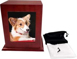 Urna Conmemorativa Moderna de Madera para Cenizas de Perro, Urnas de Recuerdo para Mascotas, Venta al Por Mayor - Product Image 2