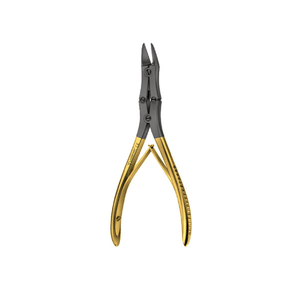 TOP Quality Bone Cutting Forceps-Mc Indoe 23cm/9″ Curved Black/Gold Orthopedic Plastic Surgery German Steel Surgical Instruments - Product Image 1