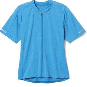 Camiseta de Ciclismo Personalizada con Logotipo de Equipo, Cuello Redondo, 100% Poliéster, Secado Rápido, Antibacteriana, Ligera, Transpirable, Manga Larga - Product Image 1