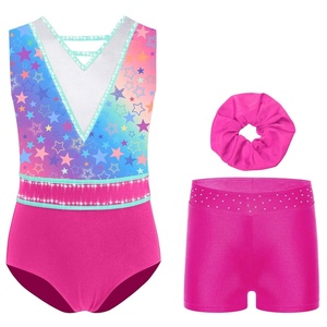Justaucorps de compétition de patinage artistique pour filles de 6 à 16 ans, vêtements d'entraînement de gymnastique pour enfants - Product Image 2