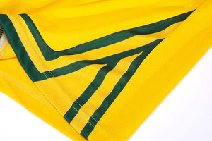 Conjuntos de Camisetas y Pantalones Cortos de Baloncesto para Adultos, Nombre del Equipo Personalizado, Impresión por Transferencia de Calor, Uniforme de Baloncesto Transpirable Amarillo - Product Image 5