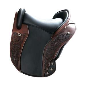 Silla de montar tradicional de cuero de alta calidad, diseñada para equitación occidental, trabajo en ranchos, paseos por senderos, estabilidad y equilibrio del jinete. - Product Image 6