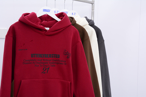 OEM/ODM High Quality Eco-Friendly Polyester/Cotton Fleece Thickening Crew Neck Winter Sweatshirt Breathable Quick Dry Fashion - Product Image 2