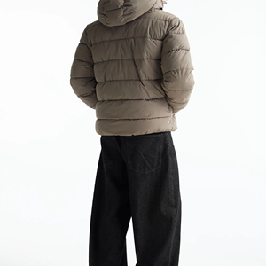 Men Puffer <b>Jacket</b> Modern Quilted Winter <b>Jacket</b> Lightweight Insulated Material Warm Comfortable Water Resistant Outerwear OEM - Product Image 3