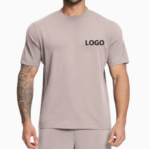 Camiseta Deportiva de Manga Corta para Hombre, de Secado Rápido, con Logotipo Personalizado, para Running, Tenis, Gimnasio - Product Image 1