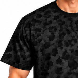 Black <b>Leopard</b> <b>Print</b> T <b>Shirt</b> Unisex Short Sleeve Crew Neck Casual Streetwear Graphic Tee Custom Sports Training Summer Top - Product Image 6