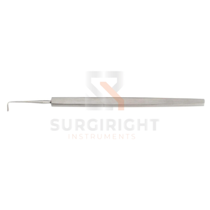 เครื่องมือผ่าตัดตาแบบตะขอ Stevens Tenotomy สำหรับการดึงกล้ามเนื้อและเนื้อเยื่อรอบดวงตาอย่างแม่นยำ โดย Blush Surgical - Product Image 1