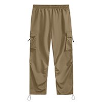 Pantalon cargo pour homme à ourlet ajustable, séchage rapide, léger, respirant, écologique, multi-poches, décontracté, pour la randonnée