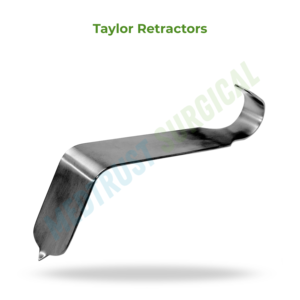 Rétracteurs de Taylor 18 cm, instrument neurochirurgical pour la rétraction des tissus profonds en chirurgie de la colonne vertébrale - Product Image 2