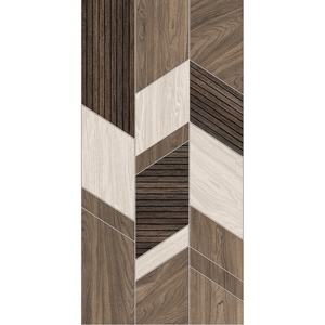 Carrelage en céramique effet bois de luxe, design chevron 3D, résistant à l'usure, carrelage en porcelaine émaillée pour intérieur - Product Image 6