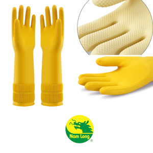 Guantes de goma largos Nam asequibles hechos en Vietnam Látex natural confiable para hogares - Product Image 6