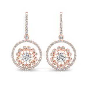 REYES Pendientes Largos Colgantes de Moissanita VVS de Alta Calidad, Plata de Ley 925 Personalizada, Joyería Fina para Bodas y Fiestas - Product Image 2