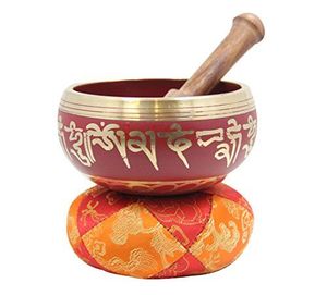 Cuenco Tibetano Tradicional Nepalí - Cuenco de Sonido Metálico Hecho a Mano para Aliviar el Estrés y la Ansiedad - Product Image 1