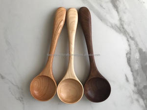 Cuchara de madera para el hogar con diseño de mango único para fiesta de boda, otras funciones, uso de cubiertos, cuchara de cena - Product Image 2