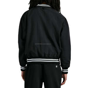 เสื้อแจ็กเก็ตบอมเบอร์ผ้าไนลอนสำหรับผู้ชายเสื้อกันลมผ้าไนลอนปักโลโก้เสื้อผ้าสตรีทแวร์ - Product Image 6