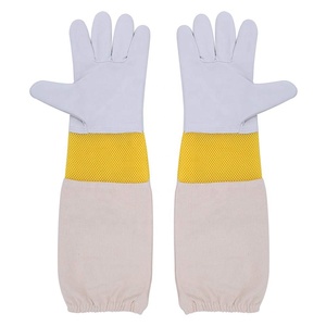 ถุงมือหนังลูกผึ้งพรีเมี่ยม Goatskin,ถุงมือผ้าใบแขนยาวระบายอากาศได้ดี - Product Image 4