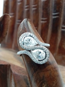 Lab Grown Luxury Fine Jewelry 925 Silver Rhodium Plated Moissanite Channel Setting Unisex Men's <b>Ring</b> <b>Watch</b> Gift - Product Image 1