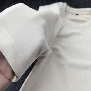 Camiseta Ligera de Manga Corta para Hombre, 100% Algodón, Cuello Redondo, Corte Regular, Informal, Color Sólido, con Logotipo Personalizado - Product Image 5