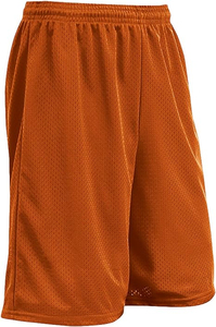 Shorts de sport en maille de couleur unie personnalisés, respirants, à séchage rapide, pour hommes, pour la salle de sport, l'entraînement et les tenues décontractées - Product Image 2
