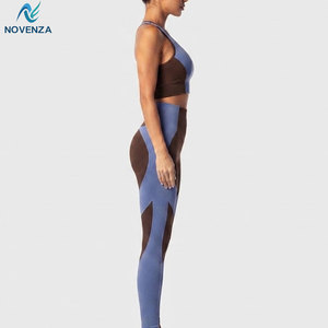 Ensemble de yoga élégant pour femmes, idéal pour le fitness, l'entraînement en salle de sport, design extensible confortable, respirant, écologique, 2 pièces - Product Image 6