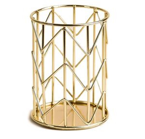 Brass Pen Stand Desk Organizer Jar <b>Crafts</b> Solid <b>Wire</b> Design Handmade Top Quality Brass Pen Holder - Product Image 3