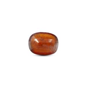 Natural Oval Cut Orange Hessonite 7.75 Carat IGI Certified Loose Gemstone for Fine Jewelry - Product Image 2