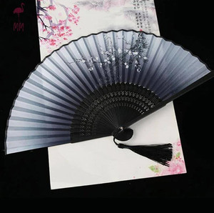 พัดลมไม้ไผ่พับได้ทำด้วยมือเป็นมิตรต่อสิ่งแวดล้อมสำหรับการส่งเสริมฤดูร้อน - Product Image 3