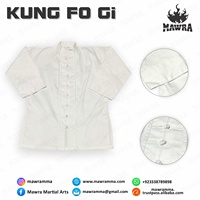 MAWRA MARTIAL ARTS al por Mayor, Logotipo Personalizado, Colores Duraderos, Transpirables, de Secado Rápido, Ligeros, de Alta Calidad, Poliéster/Algodón, Kung Fu