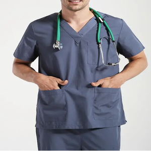 Tenues Médicales Élégantes Unisexe en Spandex/Polyester pour Médecins, Infirmières et Personnel Hospitalier – Modèle Épais avec Détection d'Aiguilles (ODM) - Product Image 3