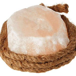 Bloc de sel rose de l'Himalaya LEXOR INTERNATIONAL avec poignée en corde pour animaux, supplément minéral naturel au sel, longue durée de conservation - Product Image 6