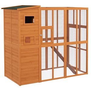 Gabbia di Lusso in Metallo per Animali Domestici di Grandi Dimensioni: Uccelli, Conigli, Polli e Animali Medi (Taglia XL) - Product Image 2