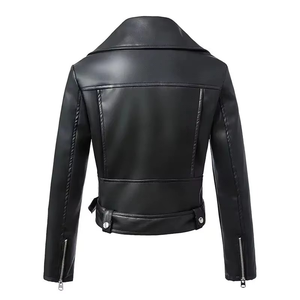 Slim Fit Ladies PU Leather <b>Biker</b> <b>Jacket</b> Easy to Wear Casual <b>Jacket</b> in Every Color Women's Every Size Available Reasonable Price - Product Image 1
