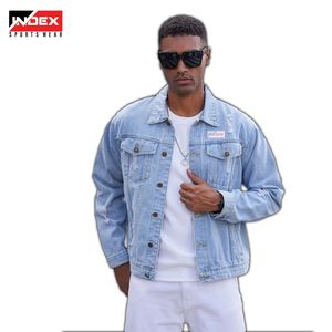 Veste en jean pour homme de haute qualité, coutures robustes, veste en jean pour un usage décontracté durable, vente en gros - Product Image 4