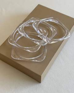 Brazalete de Acrílico de Alta Calidad, Brazalete de Resina Transparente, Brazaletes para Mujer, para Fiestas y Bodas, Brazaletes de Moda, Calidad de Exportación - Product Image 3