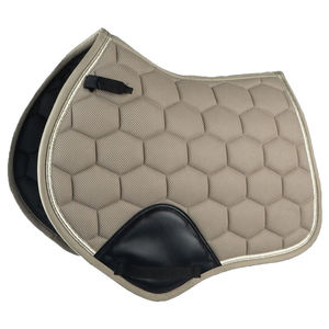 Tapis de selle personnalisé en soie satinée respirant, équipement d'équitation pour tapis de selle en mousse satinée OEM - Product Image 3