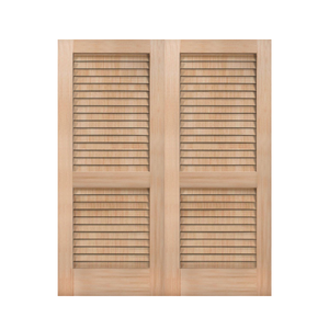 Portes intérieures en bois massif de qualité supérieure pour la maison – Porte battante en bois à persiennes élégante et durable pour usage intérieur - Product Image 4