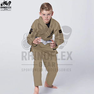 Uniformes de Artes Marciales Mixtas para Niños, Estilo Bjj Jiu Jitsu, Tejido de Perlas, Estilo Tatami, Estilo Shoyoroll, para Entrenamiento de Grappling - Product Image 4