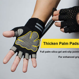 Guantes Profesionales con Soporte para Muñeca, Transpirables, que Absorben la Humedad, Ajuste Cómodo, Guantes de Gimnasio para Hombre, Guantes de Fitness - Product Image 4