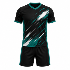 Uniforme de Fútbol de Poliéster Ligero y Duradero, Diseño Estampado, Transpirable, de Secado Rápido, Ropa Deportiva para Entrenamiento de Equipos de Fútbol - Product Image 3