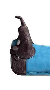 Silla de montar de cuero sin arnés para caballo |   Diseño Innovador para Mayor Comodidad, Juego de Sillines para Carreras de Caballos Ingleses, Productos de la India - Product Image 2