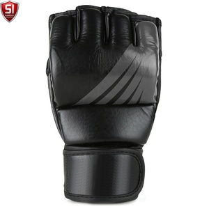 ถุงมือชกมวยหนังวัวสีขาว สำหรับฝึกซ้อม MMA ศิลปะการต่อสู้ แบบเต็มนิ้ว ปิดด้วยแถบตีนตุ๊กแก ใช้ได้ทั้งชายและหญิง รับสกรีนโลโก้ ถุงมือสำหรับมวยอาชีพ 14 ปี - Product Image 5