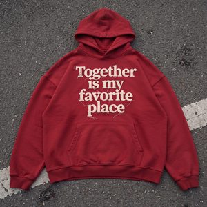 Sweat-shirts à capuche unisexe personnalisés avec logo brodé, effet vieilli, épais, broderie surdimensionnée, pull à capuche pour l'hiver - Product Image 6