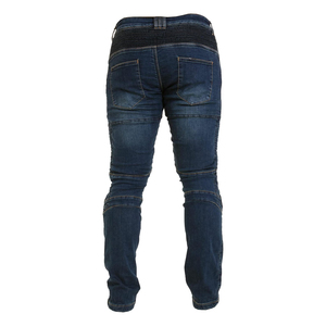 Jeans Casuales de Hombre, Corte Recto, Cintura Alta, Desgastados, con Parches, 100% Algodón, Ajuste Regular, Más Vendidos - Product Image 4