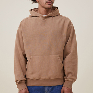 Sweat-shirt à capuche pour homme en coton mélangé, coupe décontractée, style décontracté, sweat-shirt à capuche surdimensionné, tenue d'hiver pour homme - Product Image 5
